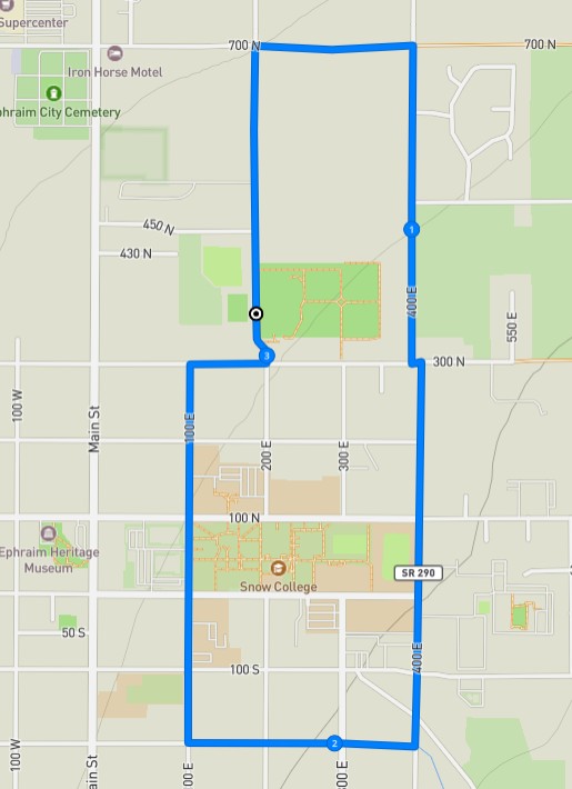 5k Route Map 2026