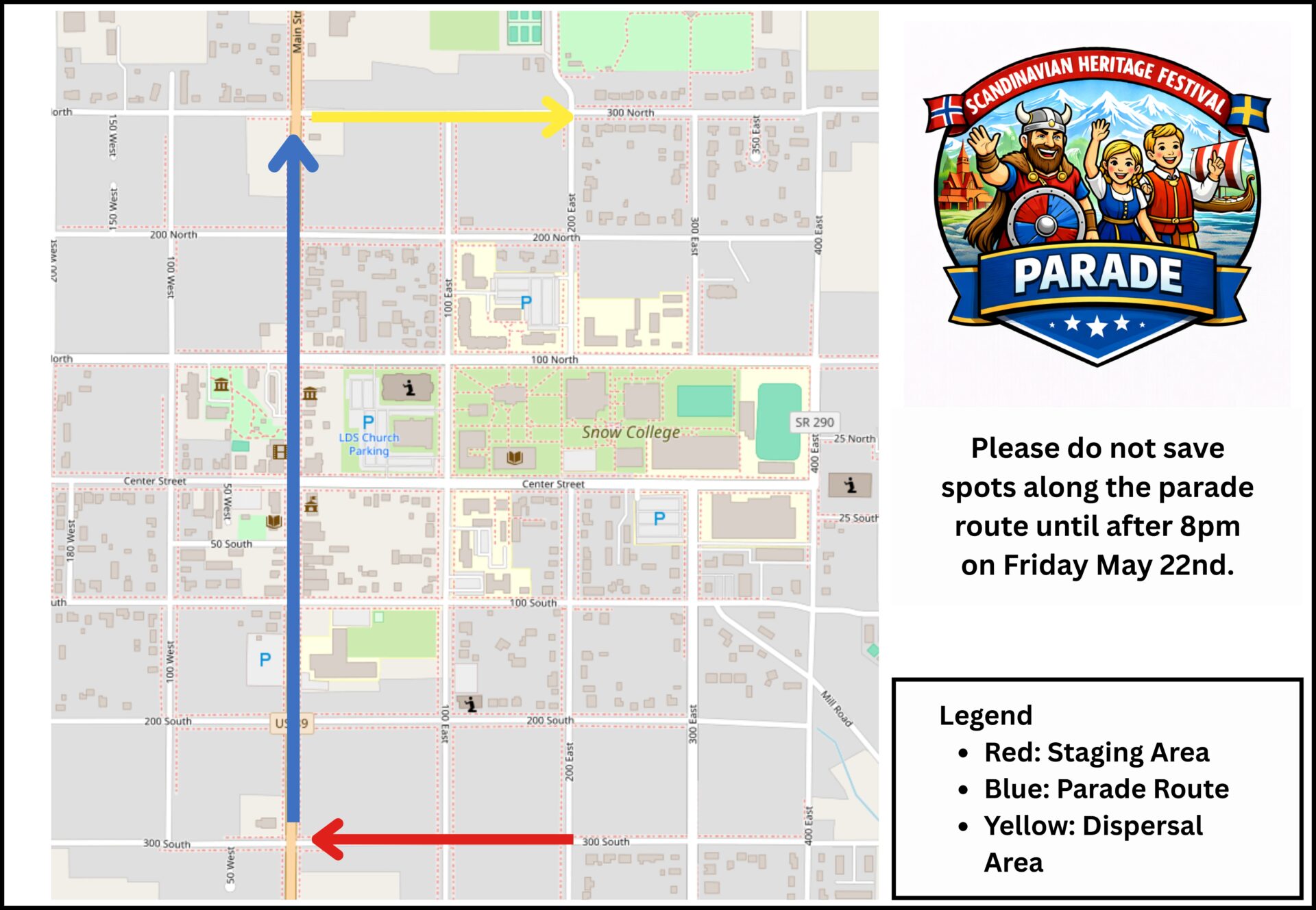 Parade Route Map